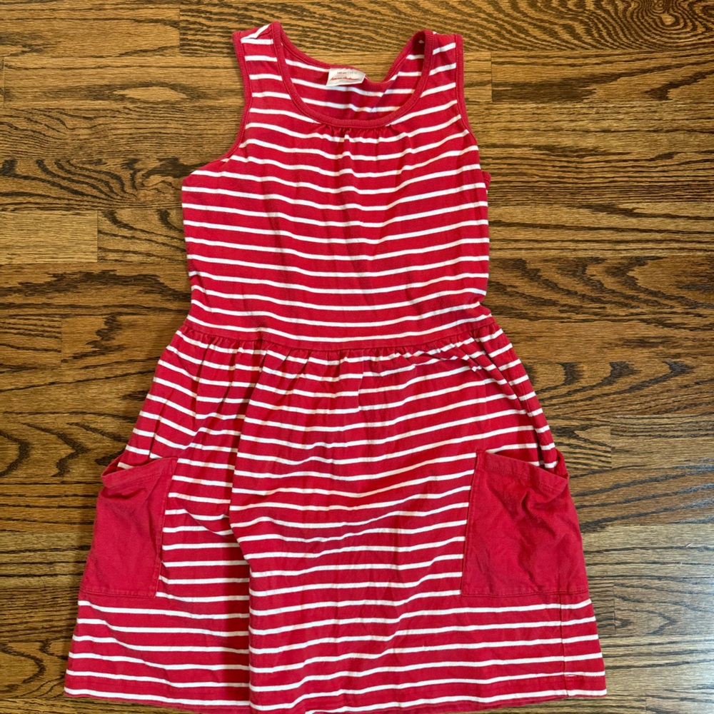 Hanna Andersson Red and White Striped Top